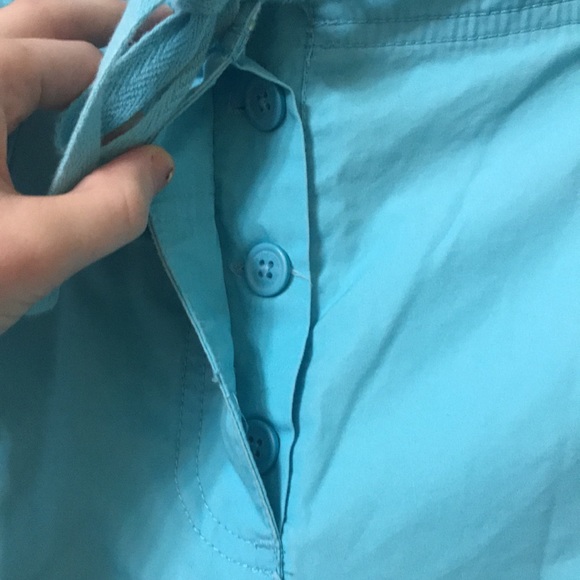 Liz Claiborne Blue Cargo Chino Pants - Picture 7 of 8